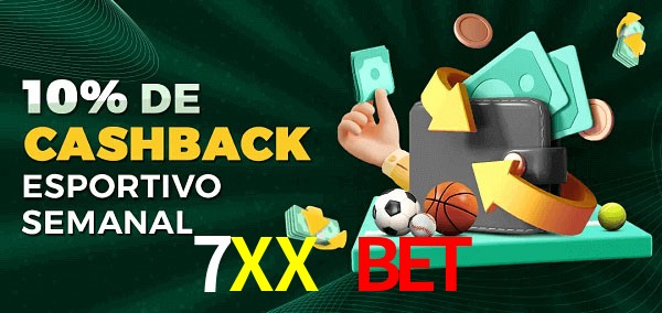10% de bônus de cashback na 7XX Bet